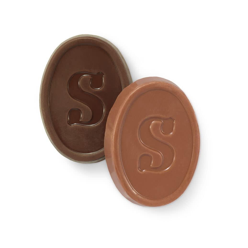 imageSees Candies 375 oz Milk and Dark Chocolate Medallions