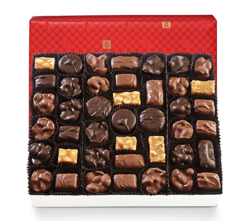 imageSees Candies Nuts amp Chews 2 Pound Pack of 1 Lavender Gift WrapRed Gift Wrap