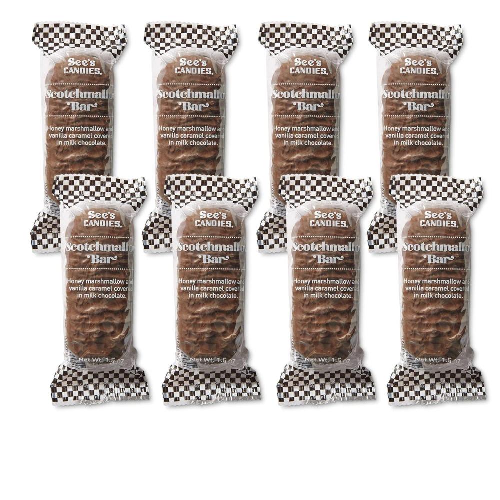 imageSees Candies 12 oz Milk Scotchmallow Bars 8 individually wrapped bars