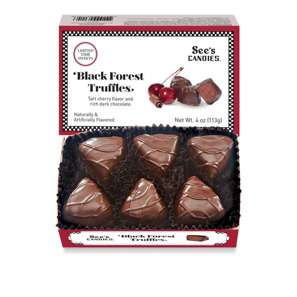 imageSees Candies 4 oz Black Forest Truffles