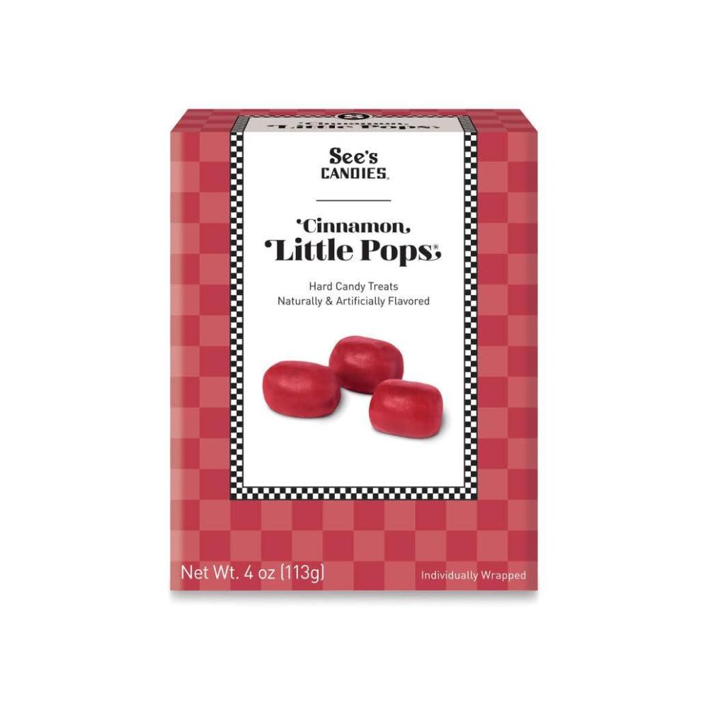 imageSees Candies 4 oz Little Pops VanillaCinnamon
