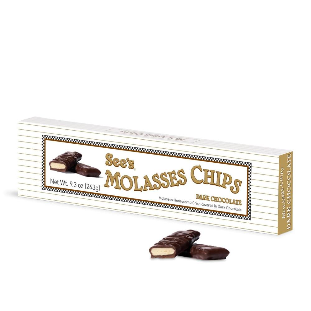 imageSees Candies 8 oz Dark Molasses Chips