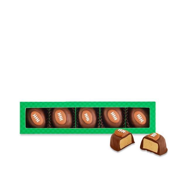 imageSees Candies Game Day 5 oz Milk Peanut Butter Footballs