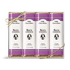 See’s Candies Milk Chocolate Candy Bars (Pack of 4)