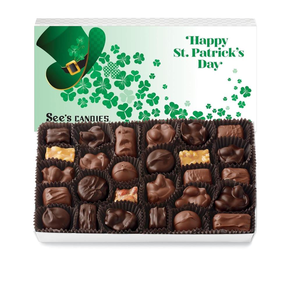 imageSees Candies St Patricks Day Nuts amp Chews 1 Pound Pack of 12 Pound Pack of 1