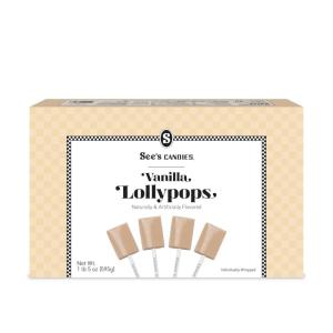 See’s Candies 1lb 5 oz Vanilla Lollypops