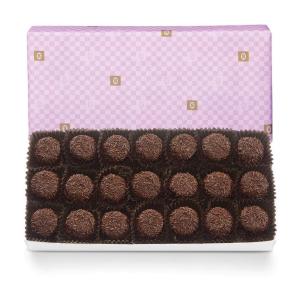See’s Candies 1lb Dark Bordeaux Lavender Wrap