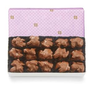 See’s Candies 1lb Milk Pecan Bud Lavender Wrap