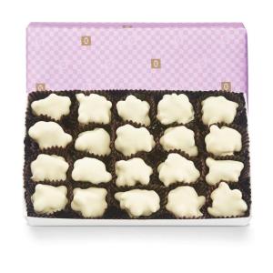 See’s Candies 1lb Polar Bear Paw Lavender Wrap