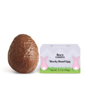 See’s Candies 3.7 oz Easter Rocky Road Egg