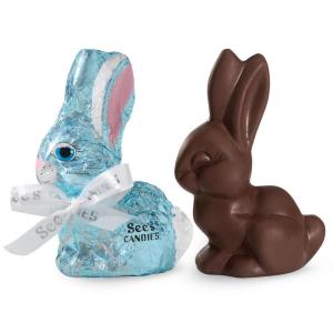 See’s Candies 4.5 oz Easter Dark Chocolate Bunny