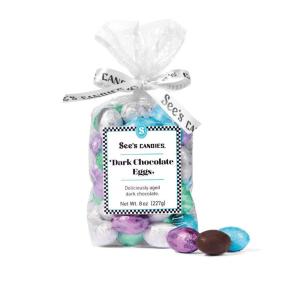 See’s Candies 8 oz Easter Dark Chocolate Eggs