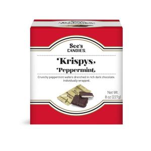 See’s Candies 8 oz Peppermint Krispys