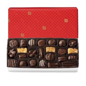 See’s Candies Dark Chocolates (1 Pound (Pack of 1), Lavender Gift Wrap)(Red Gift Wrap)