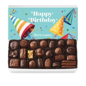 See’s Candies Happy Birthday Assorted Chocolates (1 Pound)(Assorted)