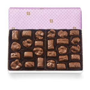 See’s Candies Milk Chocolate Nuts & Chews (Lavender Checkerboard Wrap)