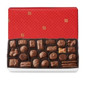 See’s Candies Milk Chocolates (1 Pound, White Wrap)(Red Gift Wrap)