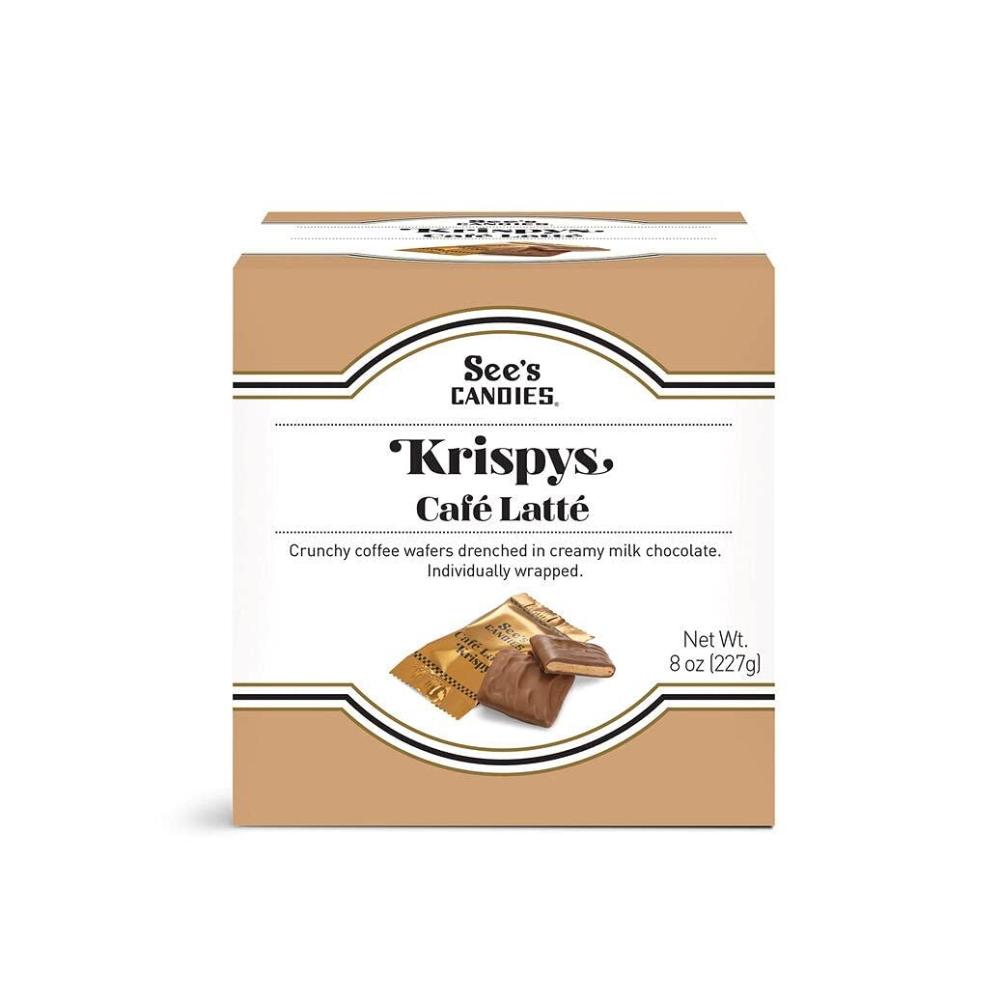 imageSees Candies 8 oz Cafe Latte Krispys