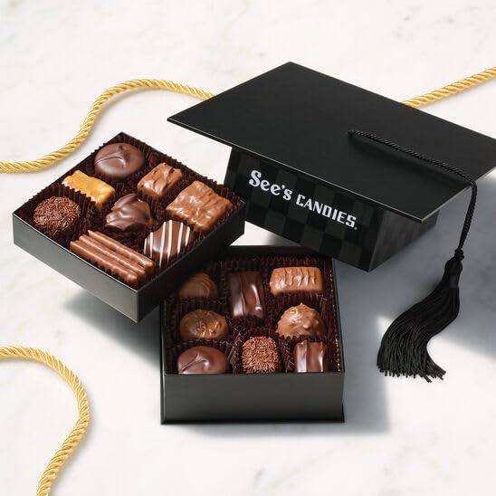imageSees Candies 105 oz Graduation Hat Assorted Chocolates