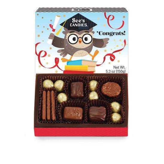 imageSees Candies 48 oz Graduation Hats Off to You Box