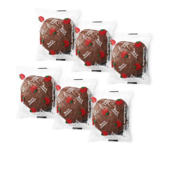 imageSees Candies 96 oz Milk Caramel Apple Scotchmallow Treats Pack of 6