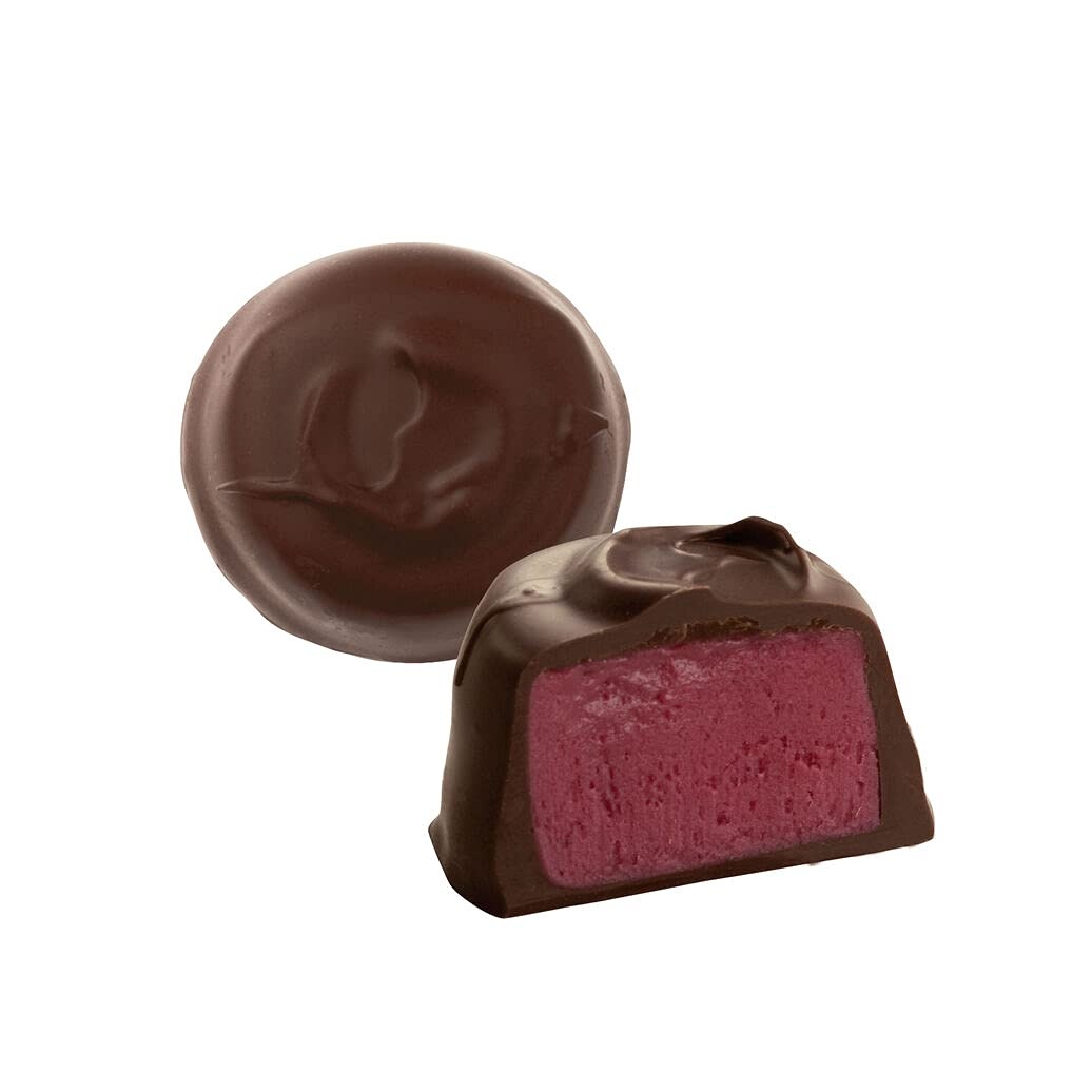 imageSees Candies 1 lb Dark Raspberry Cream White Wrap