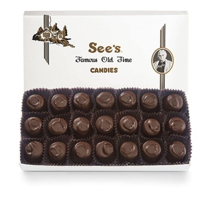 See’s Candies 1 lb Dark Raspberry Cream (White Wrap)
