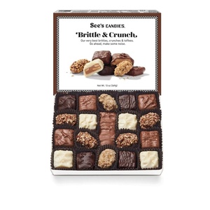 See’s Candies 13 oz Brittle & Crunch Assorted Chocolate Box