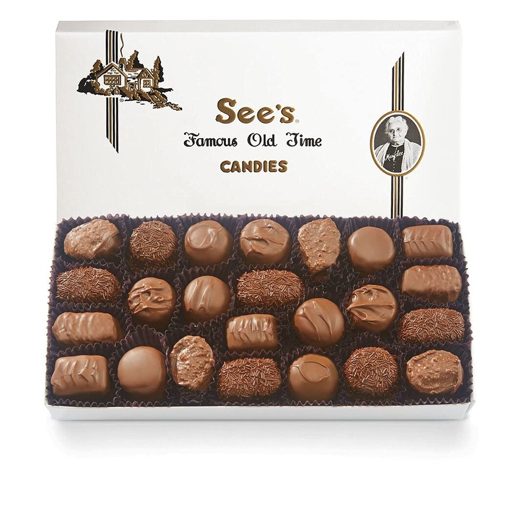 image:imageSees Candies Milk Chocolate Soft Centers White Wrap