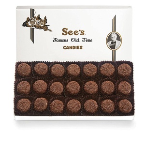 See’s Candies 1 lb Milk Bordeaux (White Wrap)