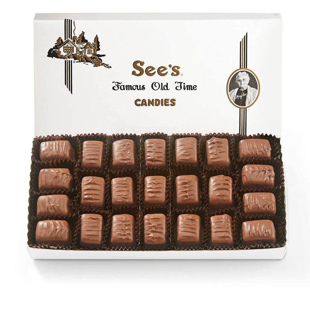 image:imageSees Candies 1 lb Milk Butterscotch Square White Wrap