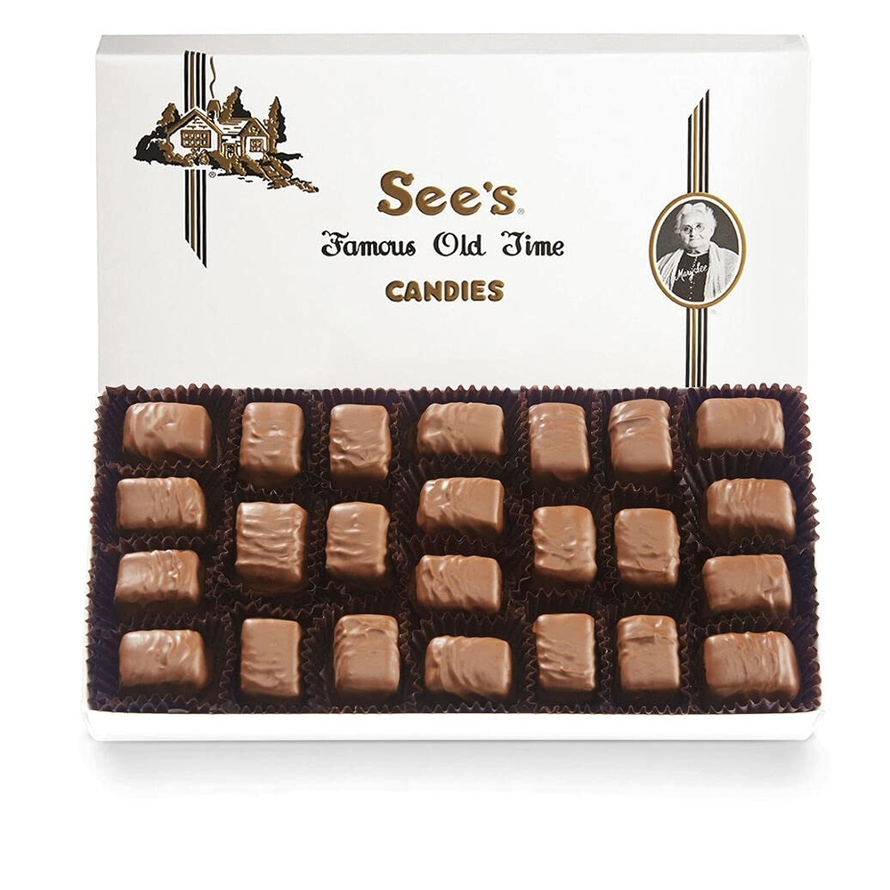 image:imageSees Candies 1 lb Milk Butterchew White Wrap