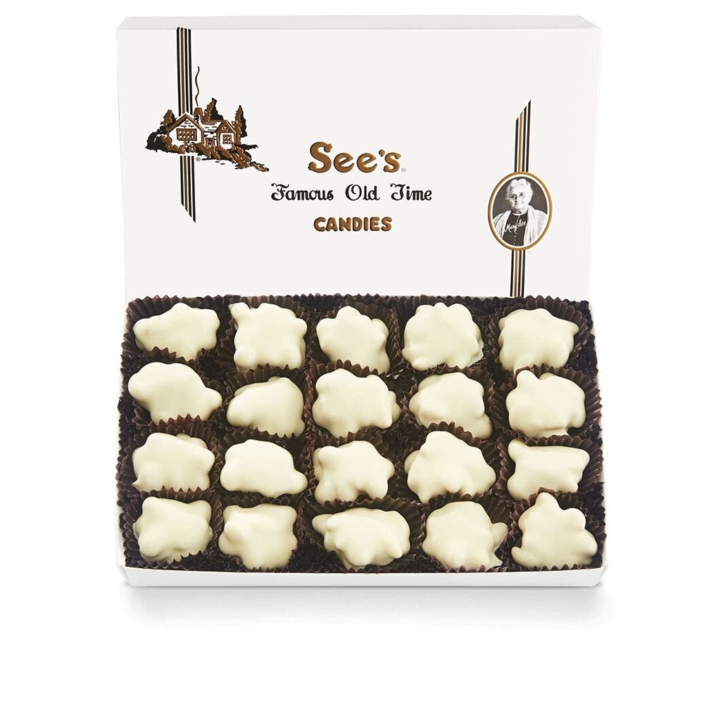 image:imageSees Candies 1 lb Polar Bear Paw White Wrap