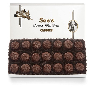 See’s Candies 1 lb Dark Bordeaux™ (White Wrap)